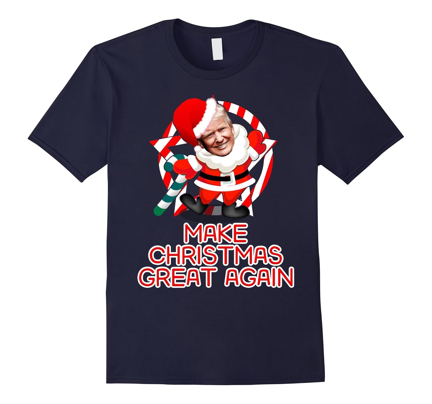 FUNNY MAKE CHRISTMAS GREAT AGAIN T-SHIRT Donald Trump 2017-ANZ