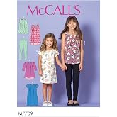 McCall Patterns Children/Girls Tops/Dresses and Leggings