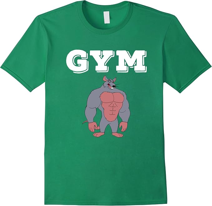 Gym Rat Mens Womens Adult Work Out Gym Shirt Clothing