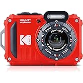 KODAK PIXPRO WPZ2 Rugged Waterproof Digital Camera 16MP 4X Optical Zoom 2.7" LCD Full HD Video, Red