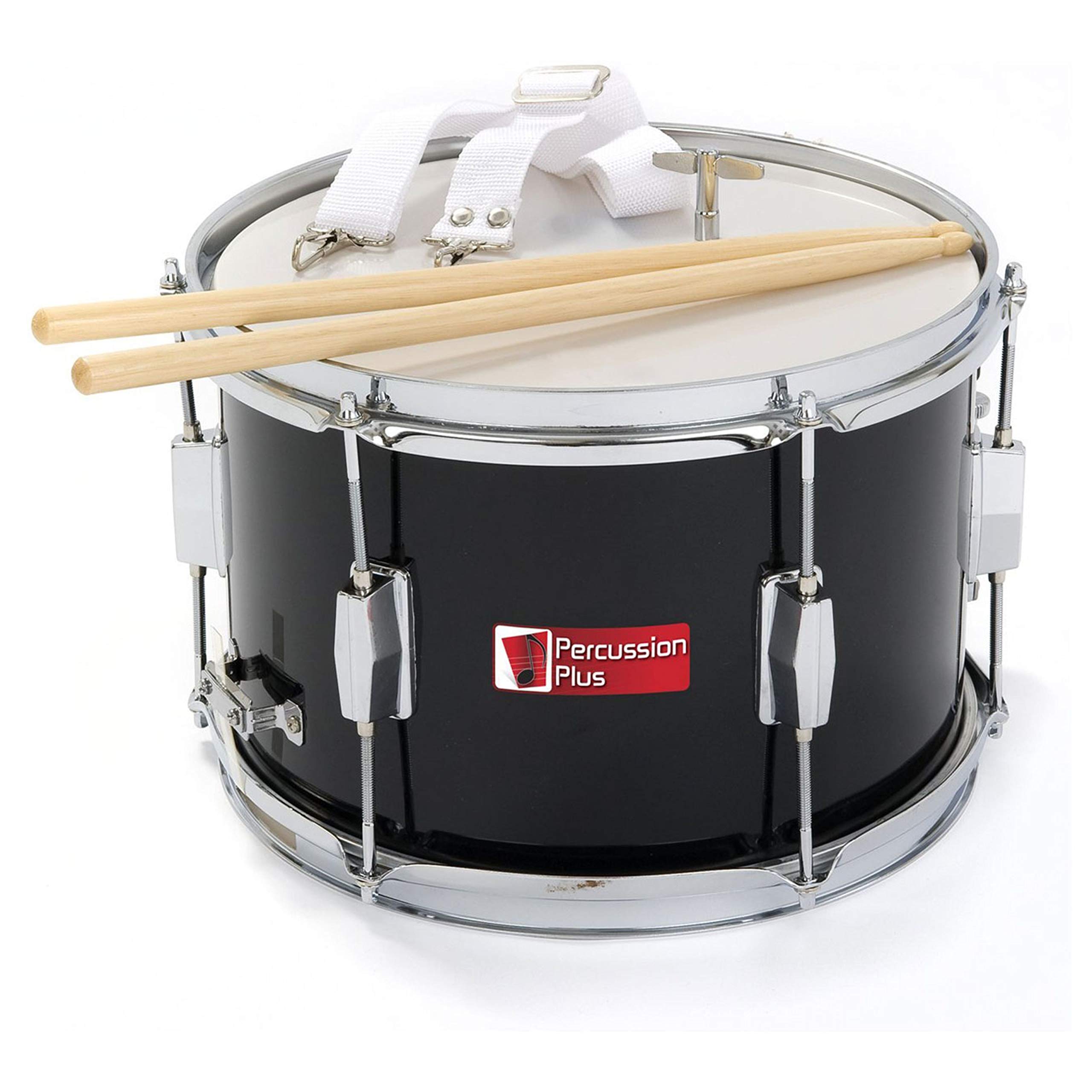 Percussion Plus PP786-BK Junior 12" Marching Drum - Black