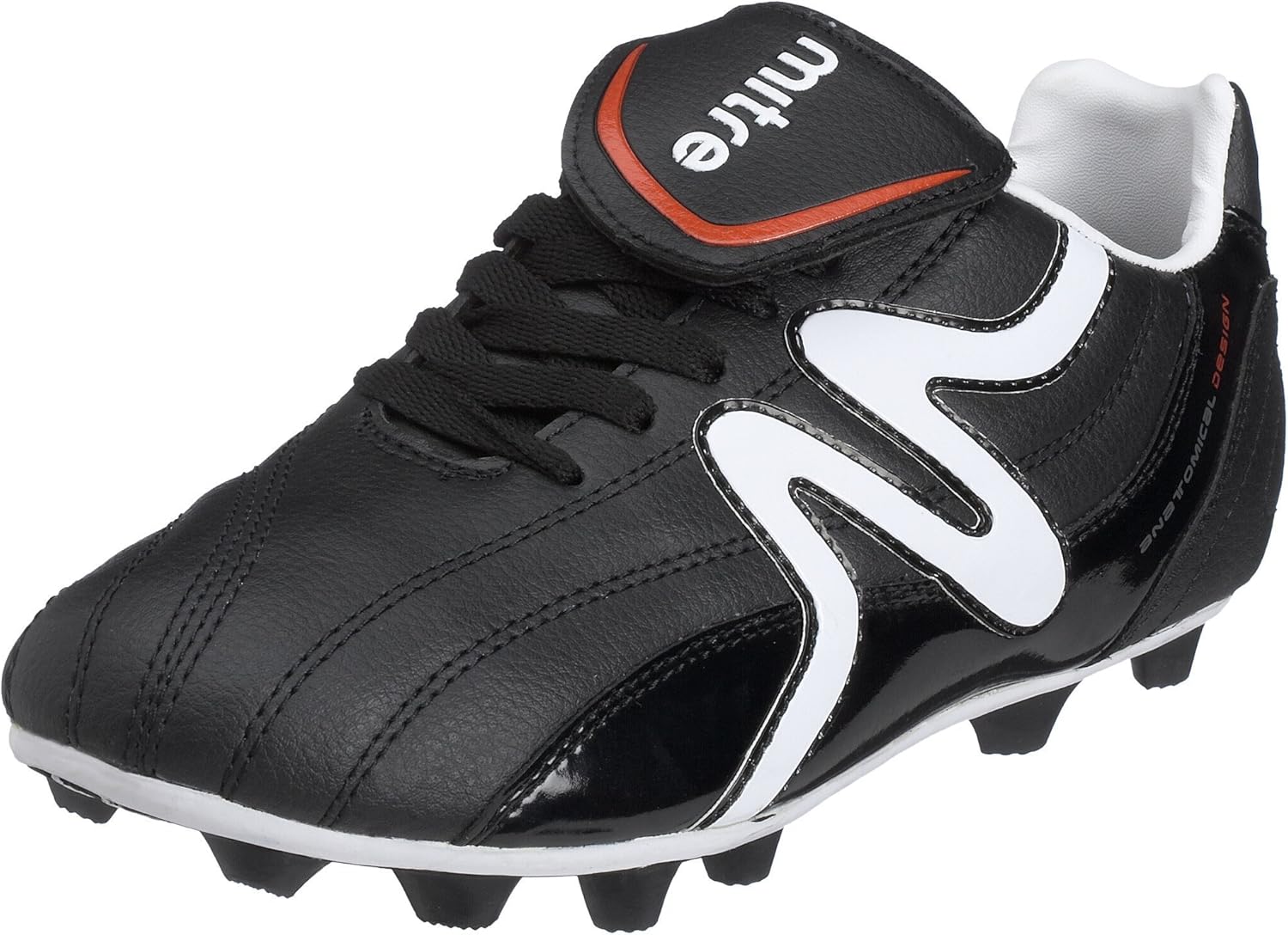 Mitre M2 Sport Mr B/W Football Boots Black/White 13 Child UK Amazon