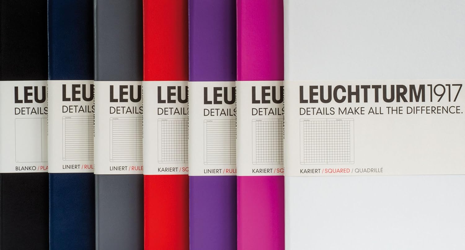Leuchtturm1920 A4 Plus Master Slim Lined Notebook - Navy, Master Slim (A4+) - Image 5