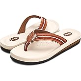 Floopi Flip Flops for Women Casual Thong Womens Sandals Comfort Heel Cushion, Ladies Beach Sandals with Indoor & Outdoor Anti Skid Soles
