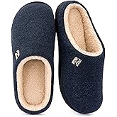 RockDove Men's Sherpa Lined Memory Foam Clog Slipper