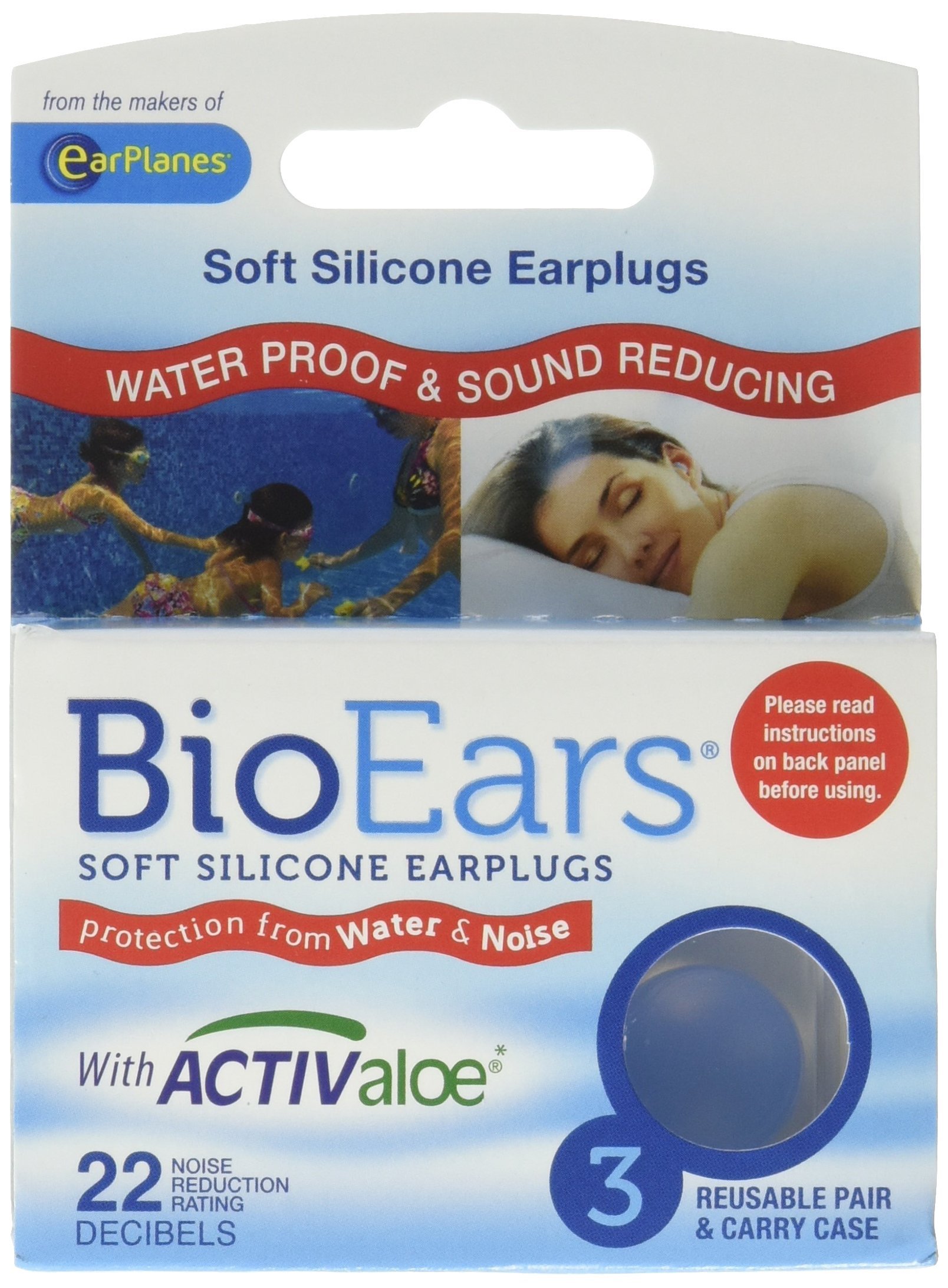 Bio Ears Soft Silicone Earplugs (9 Pairs (3 Packs))