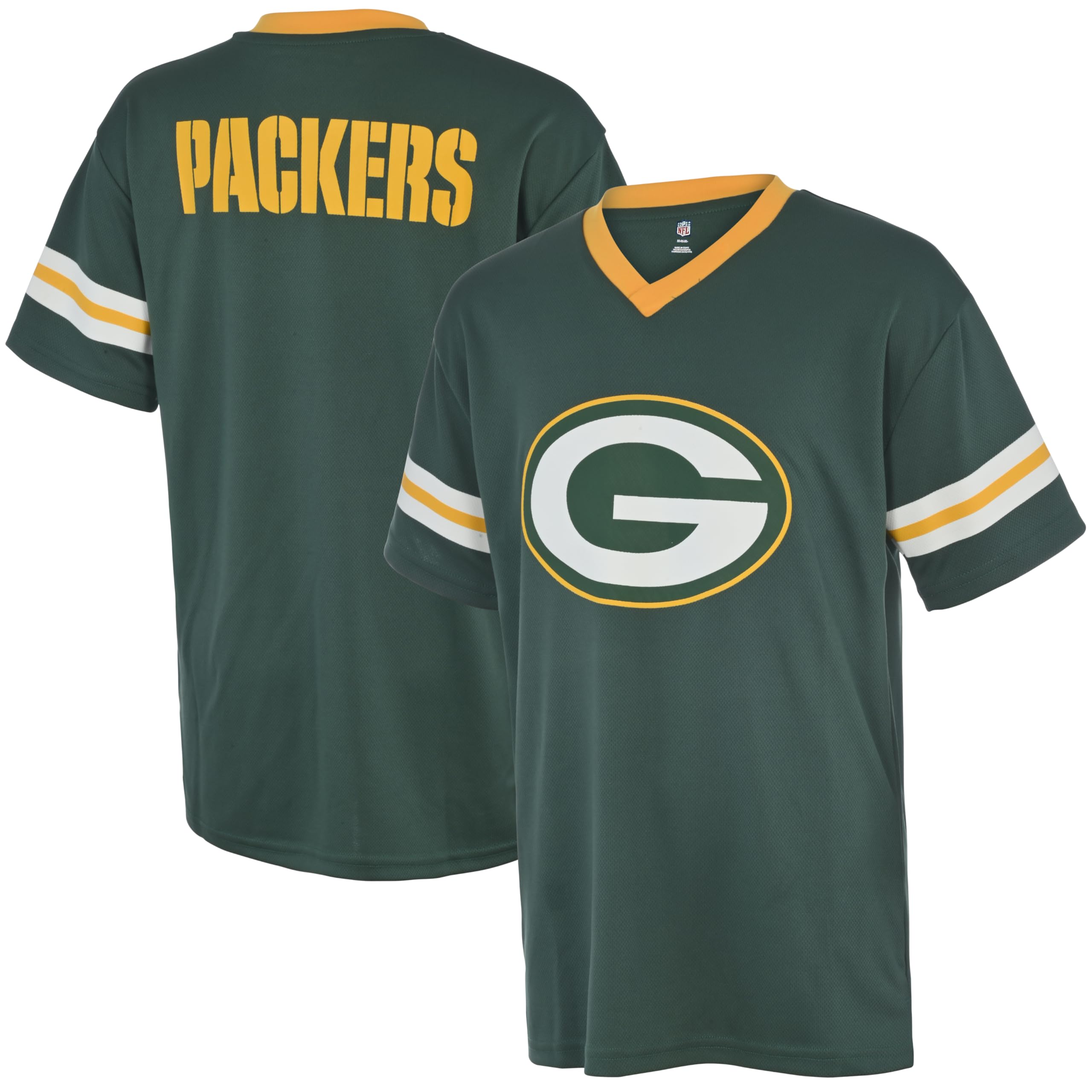 Outerstuff NFL Kids Youth 4-20 Official Game Day Team Jersey (Regular, Green Bay Packers Green Image