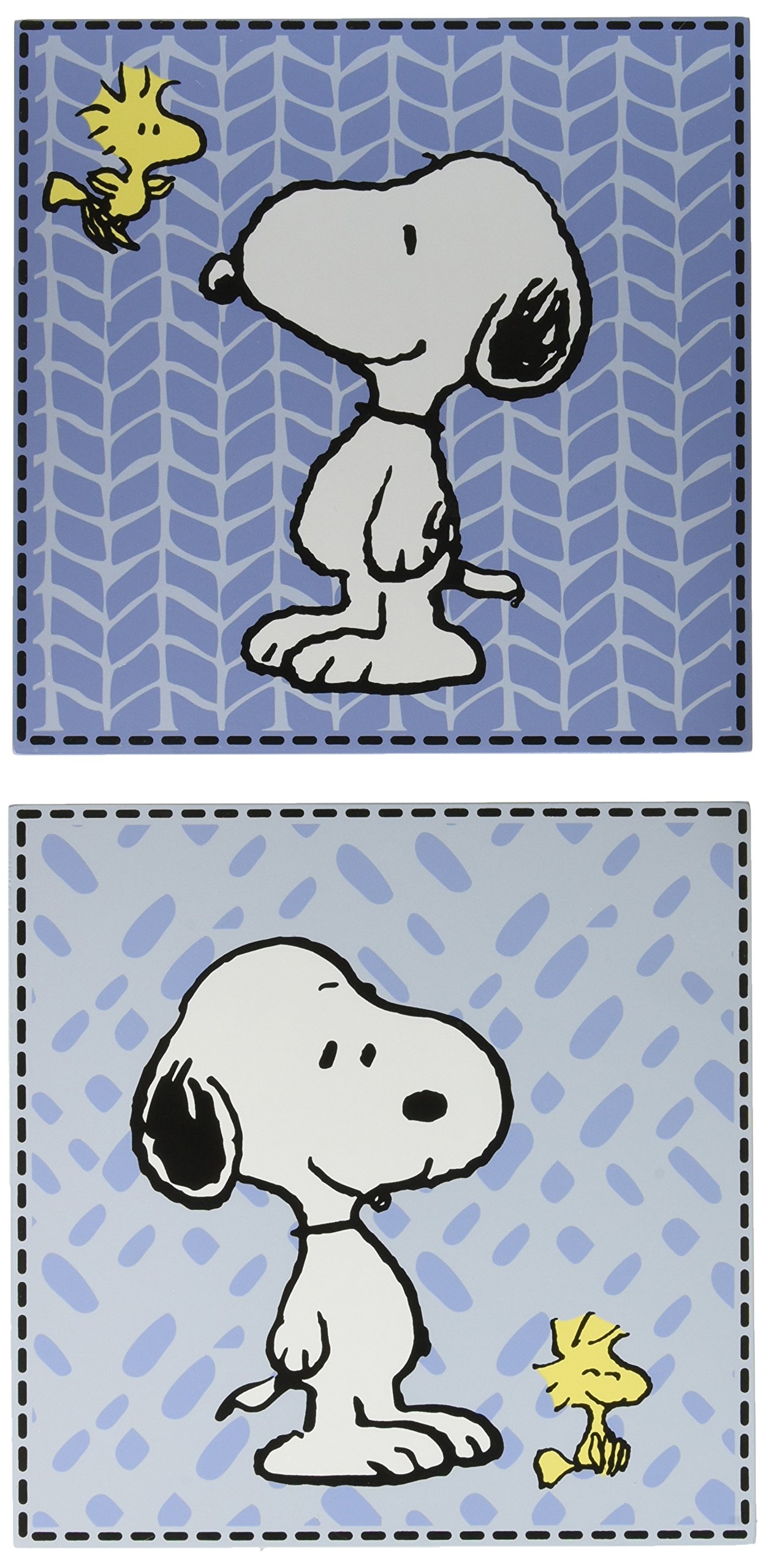 Bedtime Originals Peanuts Forever Snoopy 3 Piece Crib Bedding Set, Blue/Gray Baby