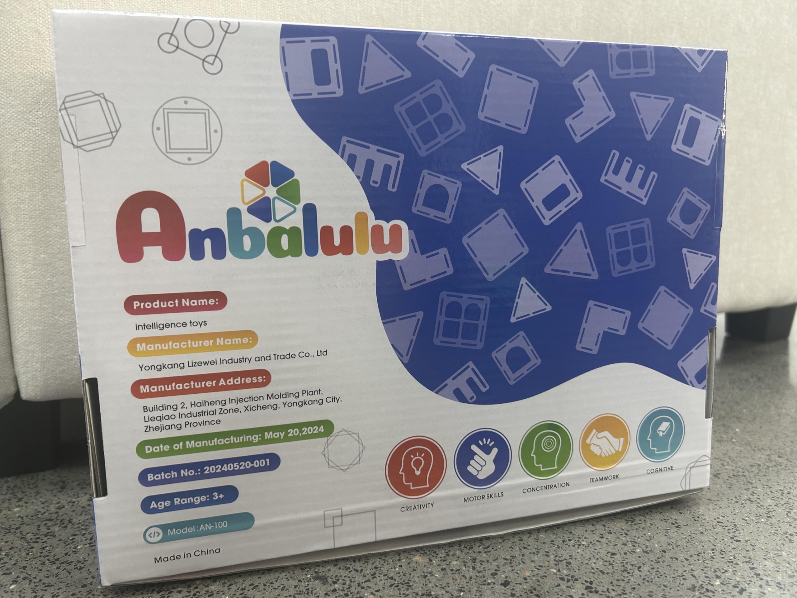 Magnetic Tiles 100PCS with 2 Cars, STEM Educational Building Blocks for Kids Ages 3-9, Magnet Construction Toys Gift for Toddlers