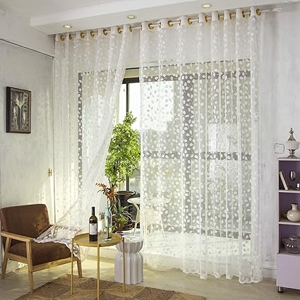 guoai cortinas cocina puerta jacquard