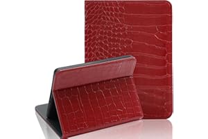 PIBIBROTY Case for All New 6 Inch Kindle, 2024 & 2022 (11th Gen) – Premium Crocodile PU Leather Cover, Slim and Durable Protective Design (2022 Kindle (11th) 6")