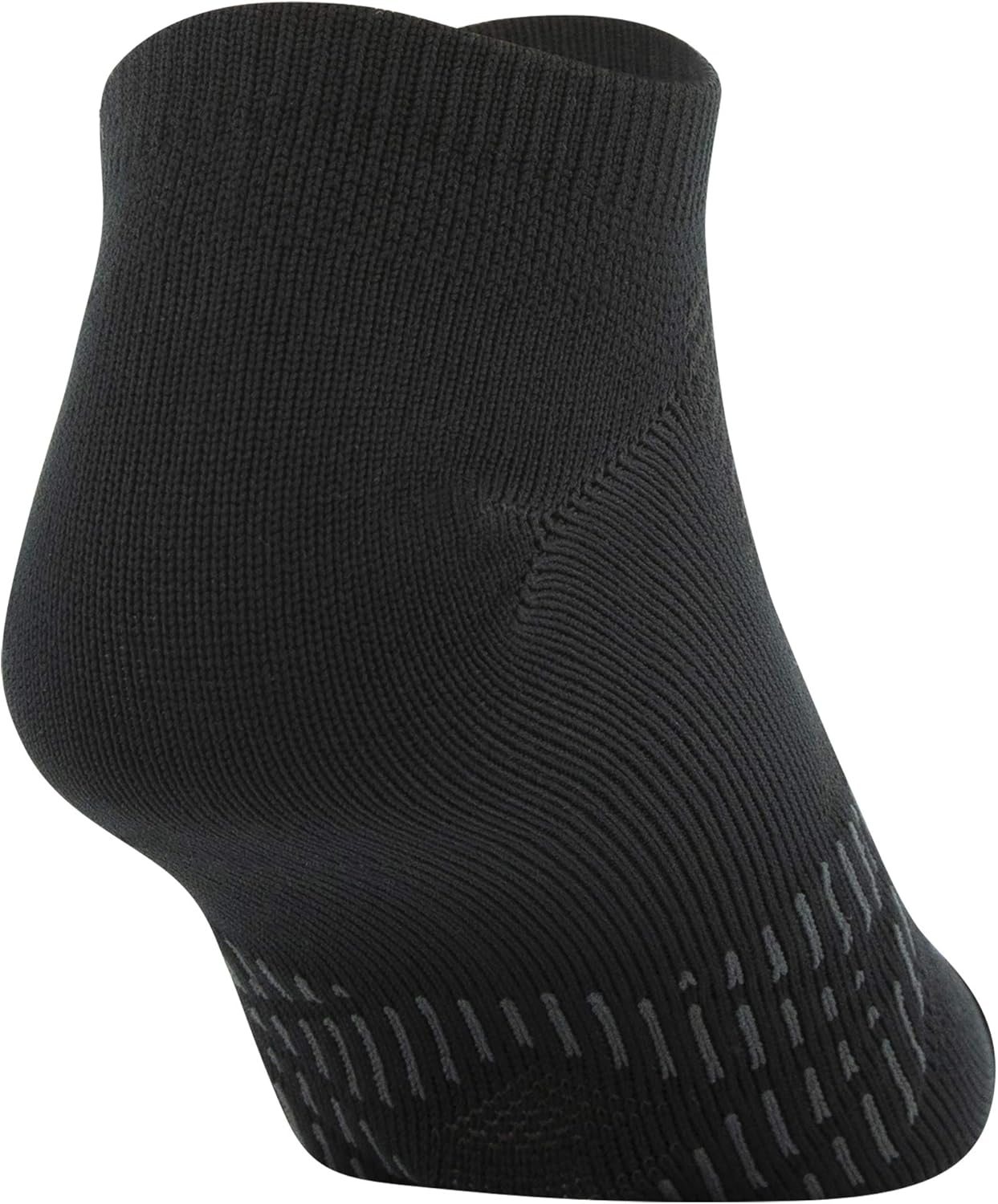 Gildan Men's Flat Knit No Show Socks, Black/Merlot, Shoe Size: 6-12 at  Men’s Clothing store
