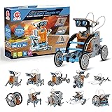 CIRO STEM Projects | 12-in-1 Solar Robot Toys, Education Science Experiment Kits for Kids Ages 8-12, 190 Pieces Building Set 