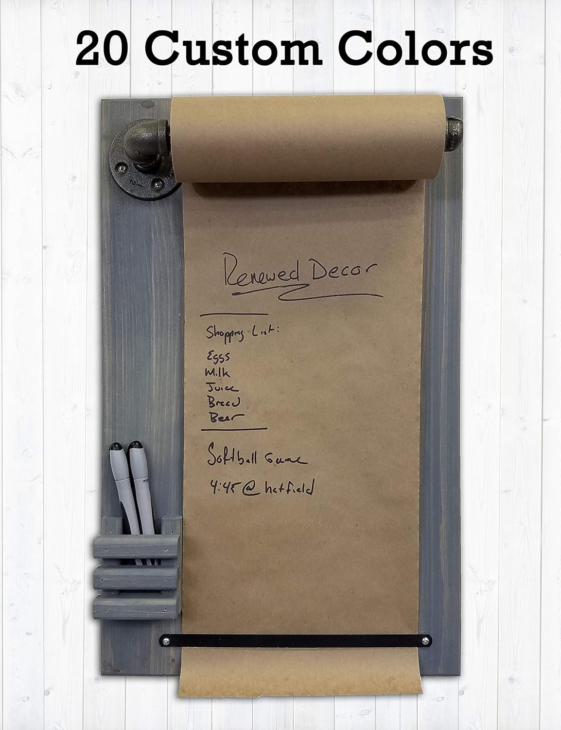 Rydal Farmhouse Rustic Wooden Memo Paper Roll Holder