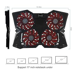 Xtrempro Portable Metal Mesh Laptop Cooler Cooling