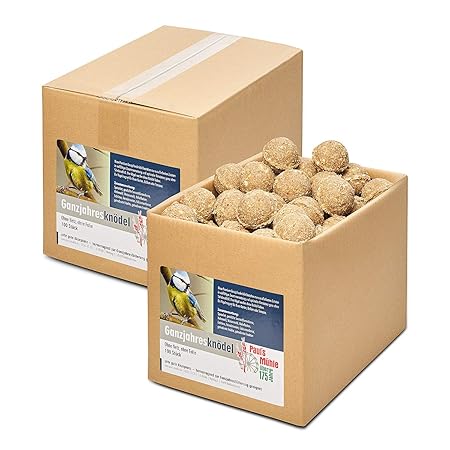 Paul´s Mühle Ganzjahresknödel mit Insekten und Trockenfrüchten, ohne Netz ohne Folie