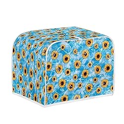 Talayituse Sunflower Print 4 Slice Toaster Covers