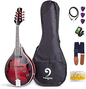 Vangoa Mandolina A Style Instrumento de Mandolinas Acústicas ...