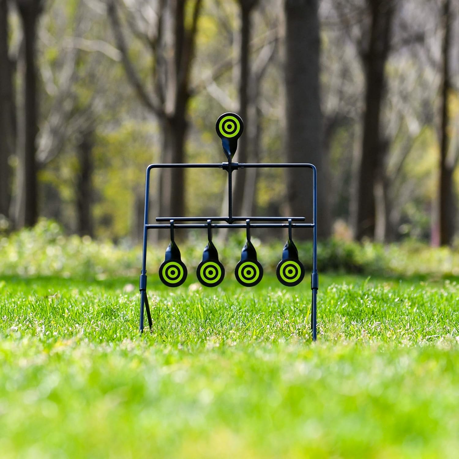 KNINE OUTDOORS 4 Targets Air Gun Pellet BB Gun Rimfire Resetting Target, Rated for .22 .177 Caliber : Sports & Outdoors