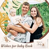 Tenare Baby Shower Guestbook with Pen Bear Theme Wishes for Baby 30 Sheets view 5