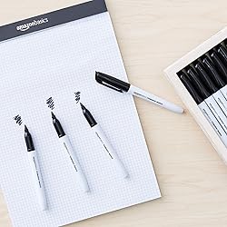 Amazon Basics Fine Tip Point Permanent Markers for
