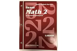 Saxon Math 2: An Incremental Development Part 1 & 2 (Workbook and Fact Cards-2 volume set)