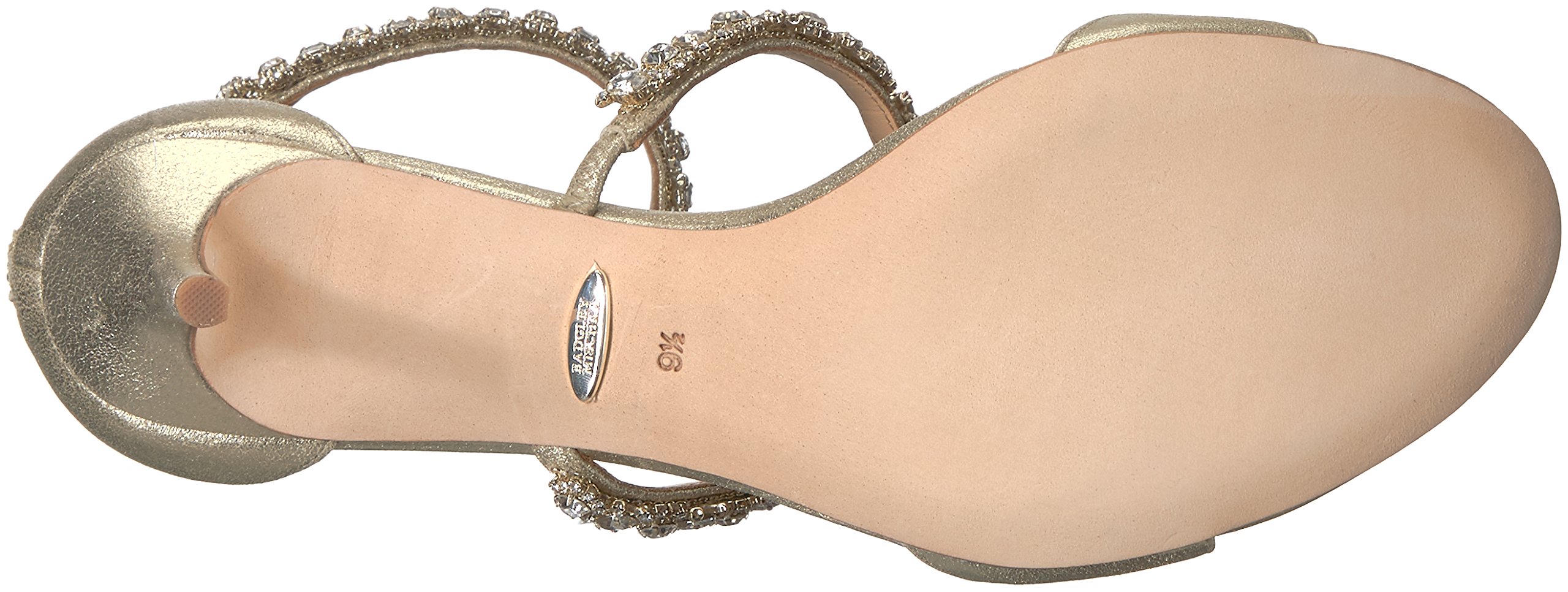 Badgley Mischka Womens Yasmine Leather Open Toe Ankle Strap Classic Pumps - Image 4