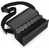 Cunno 1 Set Euro Coin Holders Fanny Pack with Banknote Dispenser, Waiter's Purse, Coin Sorter, Organizer, Storage Bag with Be