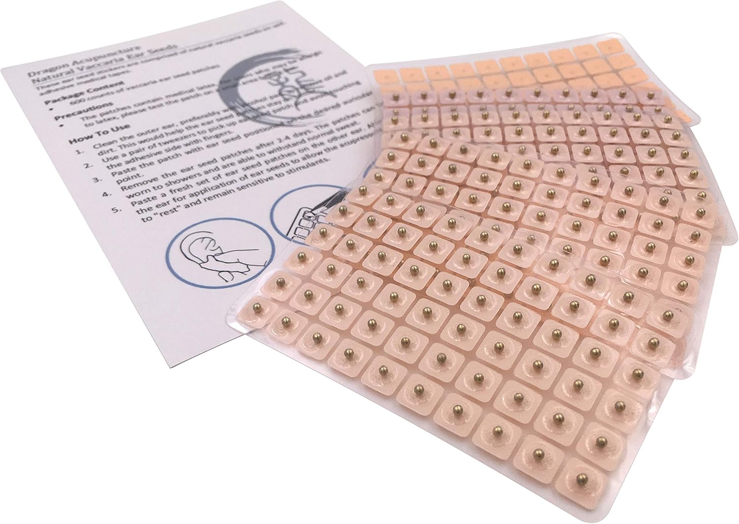 Dragon Acupuncture Pack Recharge 300 Billes Auriculaires Pour