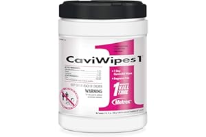 METREX RESEARCH CORPORATION Metrex Caviwipes1 Surface Disinfectant, 6" x 6-3/4", Pack of 160