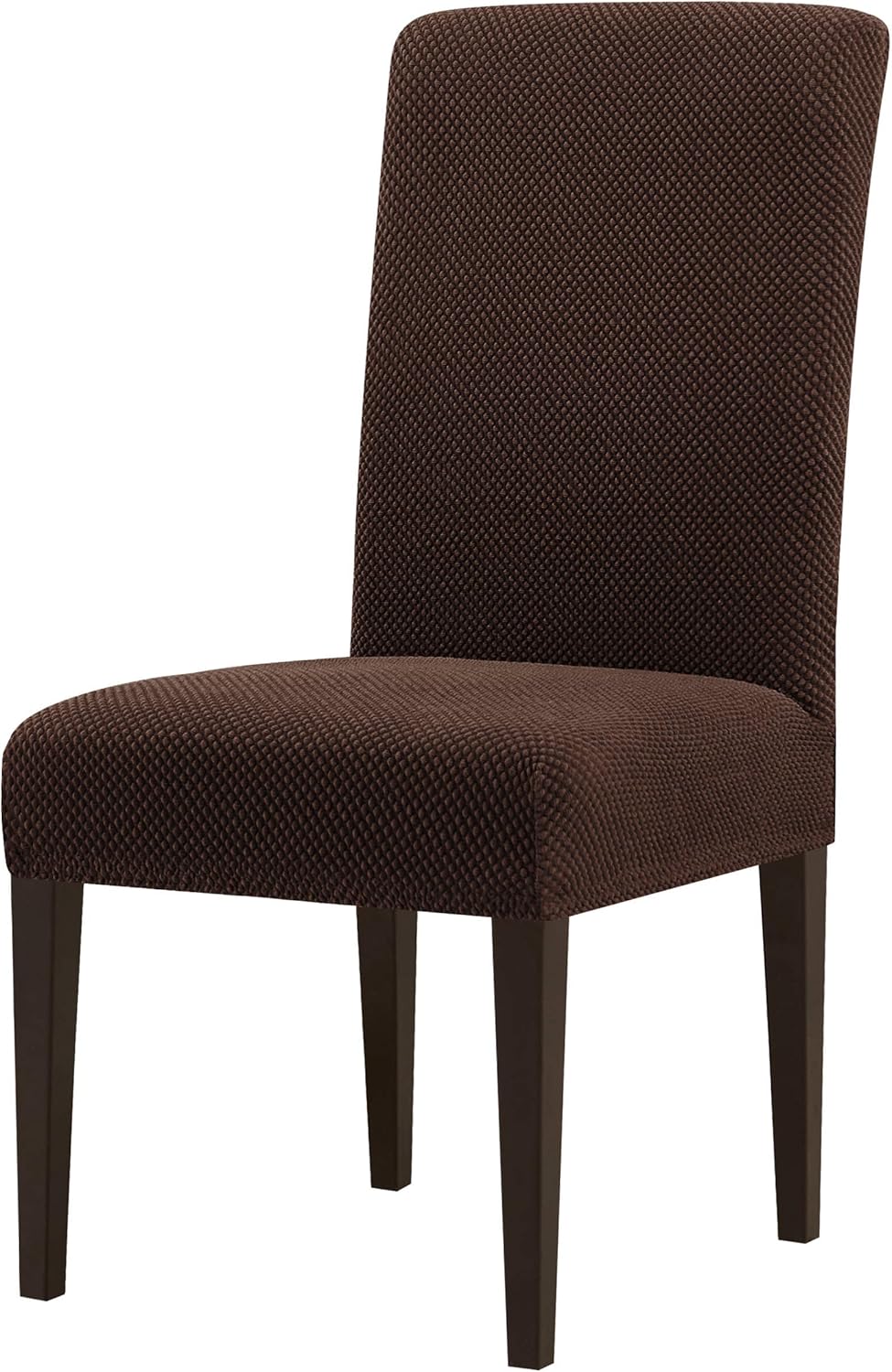 subrtex Dining Room Chair Slipcovers Jacquard Parsons Chair Covers Sets Stretch Chair Furniture Protector Covers Removable Washable Chair Seat Slipcovers for Restaurant Hotel Ceremony(4, Creme): Home & Kitchen