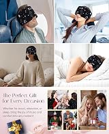 MUSICOZY Sleep Mask Headphones Bluetooth Eye Mask 16H Playtime Ice Silk view 7