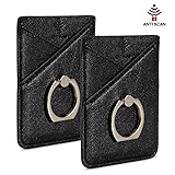 SHANSHUI RFID Blocking Phone Card Holder with Ring
