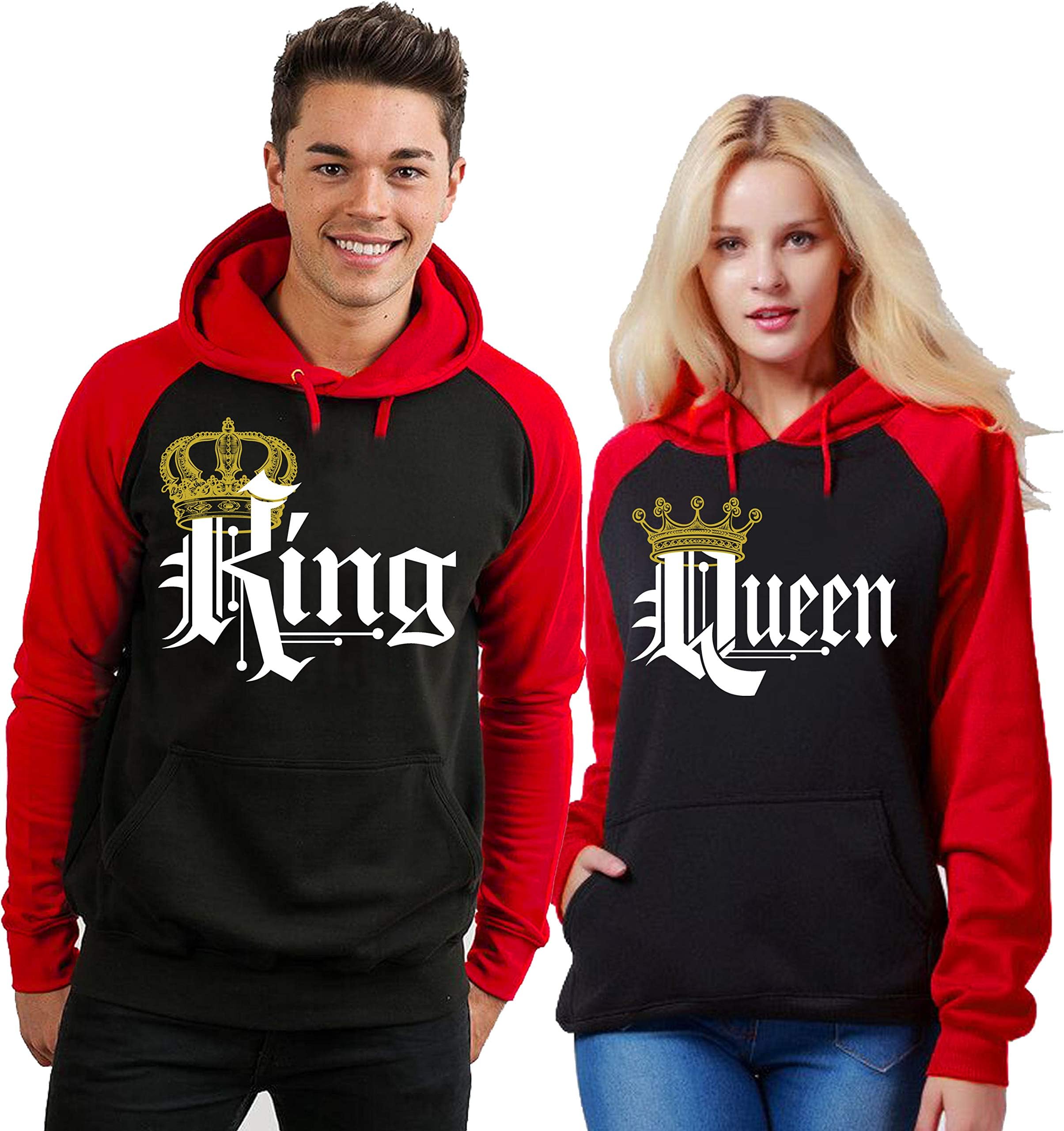 Couples Hoodies Set King and Queen Matching Outfits His & Hers