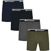 Champion Men's Cotton Stretch Boxer Brief-boxer Briefs With Moisture-wicking, Odor Control &amp; No Ride-up Fit-4 Pack (S&ndash;xl)