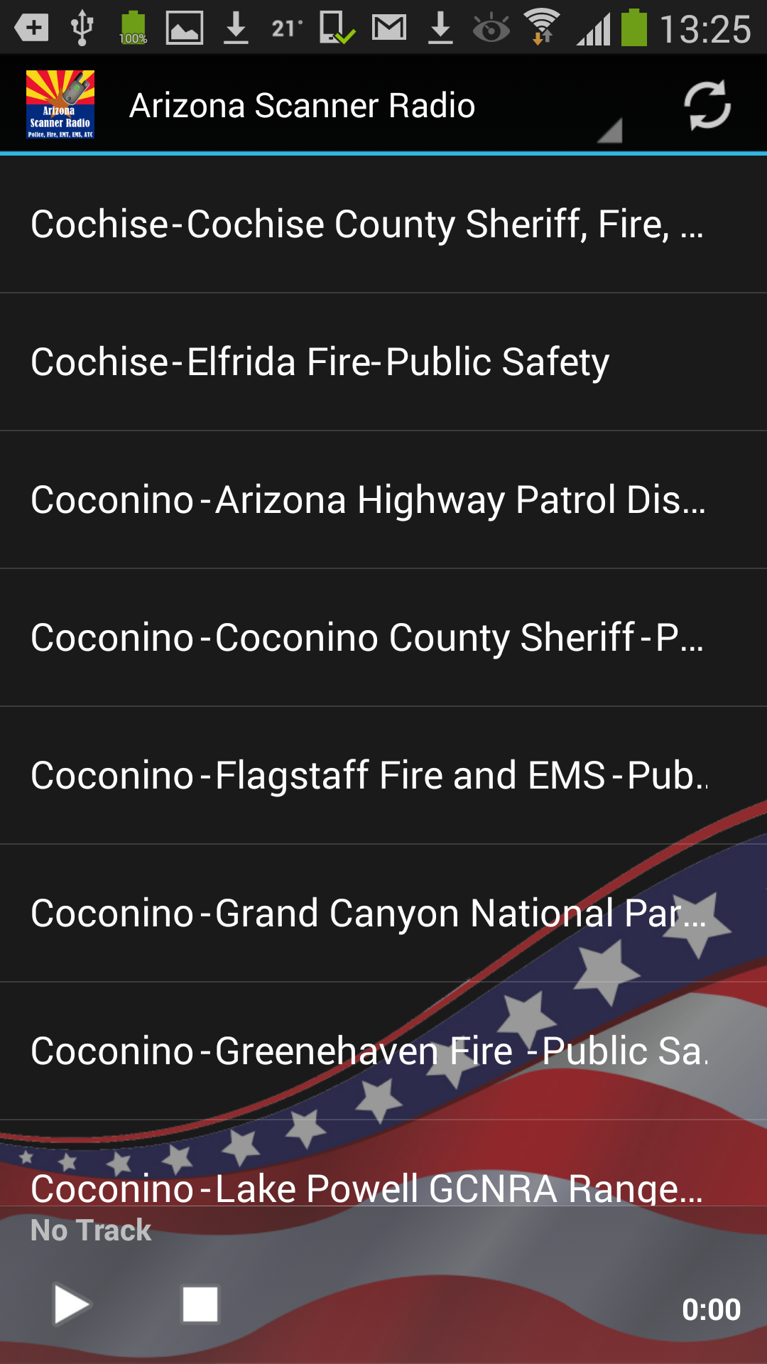 Arizona Scanner Radio - Police, Fire, EMS, EMT, ATC