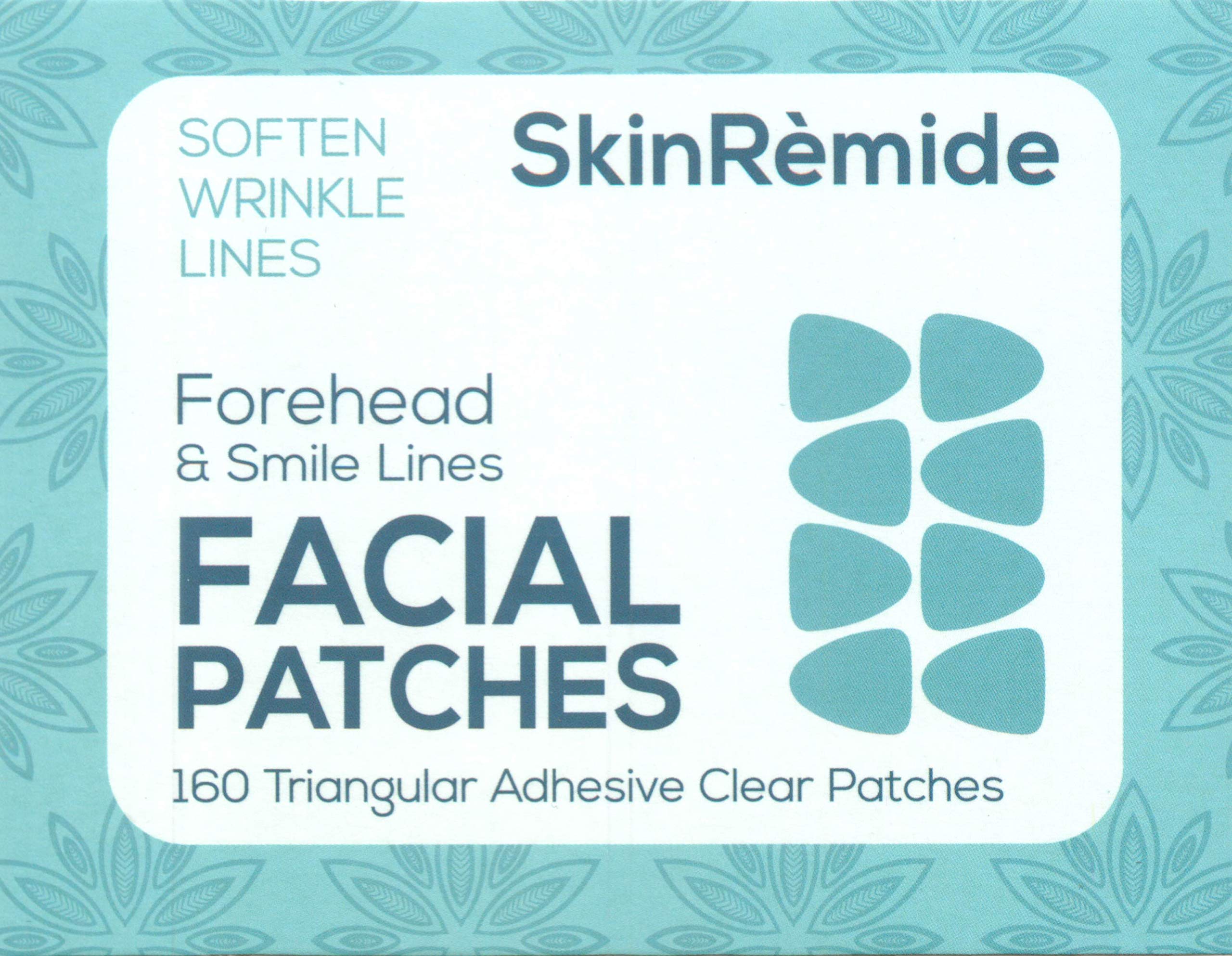 Facial Patches for Wrinkles Overnight – 160 Anti Wrinkle Face Tape for Forehead, Frown Lines & Smile Lines – Clear Adhesive Wrinkle Patches Alternative From SkinRemide. Stop Frowns