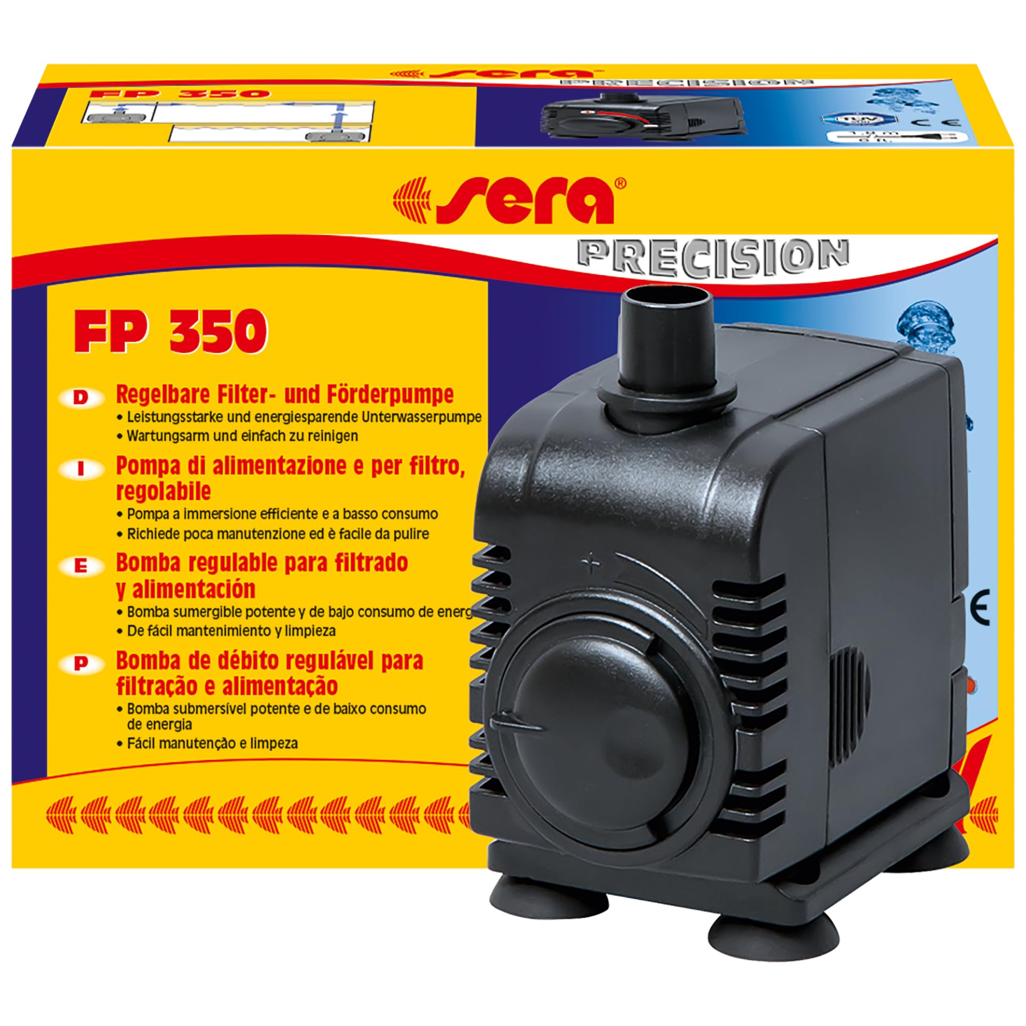 Pompa recirculare - SERA - Filter and Feed FP 350