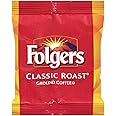 Folgers Classic Roast Medium Roast Ground Coffee, 42- 1.5 Ounce Fraction Packets, Frac Packs
