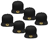 Gelante Plain Blank Flat Brim Adjustable Snapback