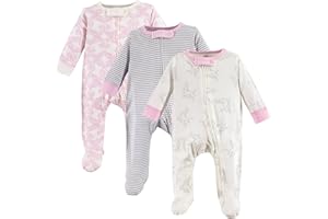 Touched by Nature Baby Girls' Organic Cotton Sleep and Play