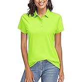 TACVASEN Women's Golf Polo Shirts Short Sleeve UPF 50+ Sun Protection Golf Shirts for Women Quick Dry Collared Polos
