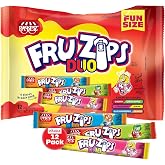 DOUzzle Kosher, Fruzips Fun Size Duo, Filled Taffies Assorted Flavors (12 Count, 1 Pack) Individually Wrapped, Party Favor