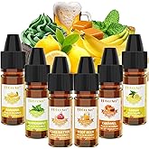 Food Flavoring Oil - Concentrated Candy Flavors, 6 Liquid Lip Gloss Flavoring Oil, Cake Batter Lemon Root Beer Flavor Oil for