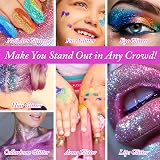Halobios Glitter 48 Colors Extra Fine Set 576g Craft Nail Body Resin Slime view 2