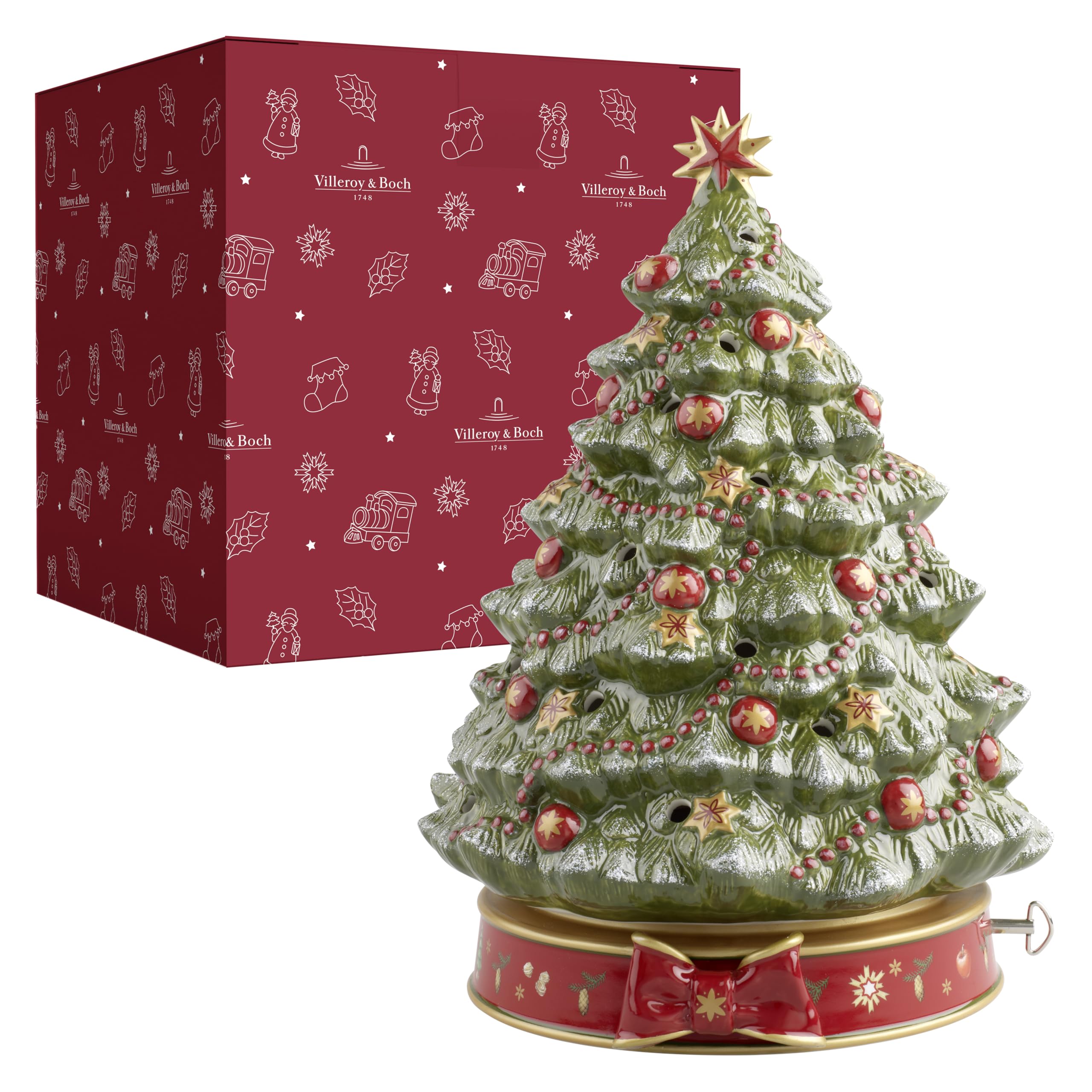 Villeroy & Boch Toy's Delight Weihnachtsbaum m. Spieluhr 33 cm