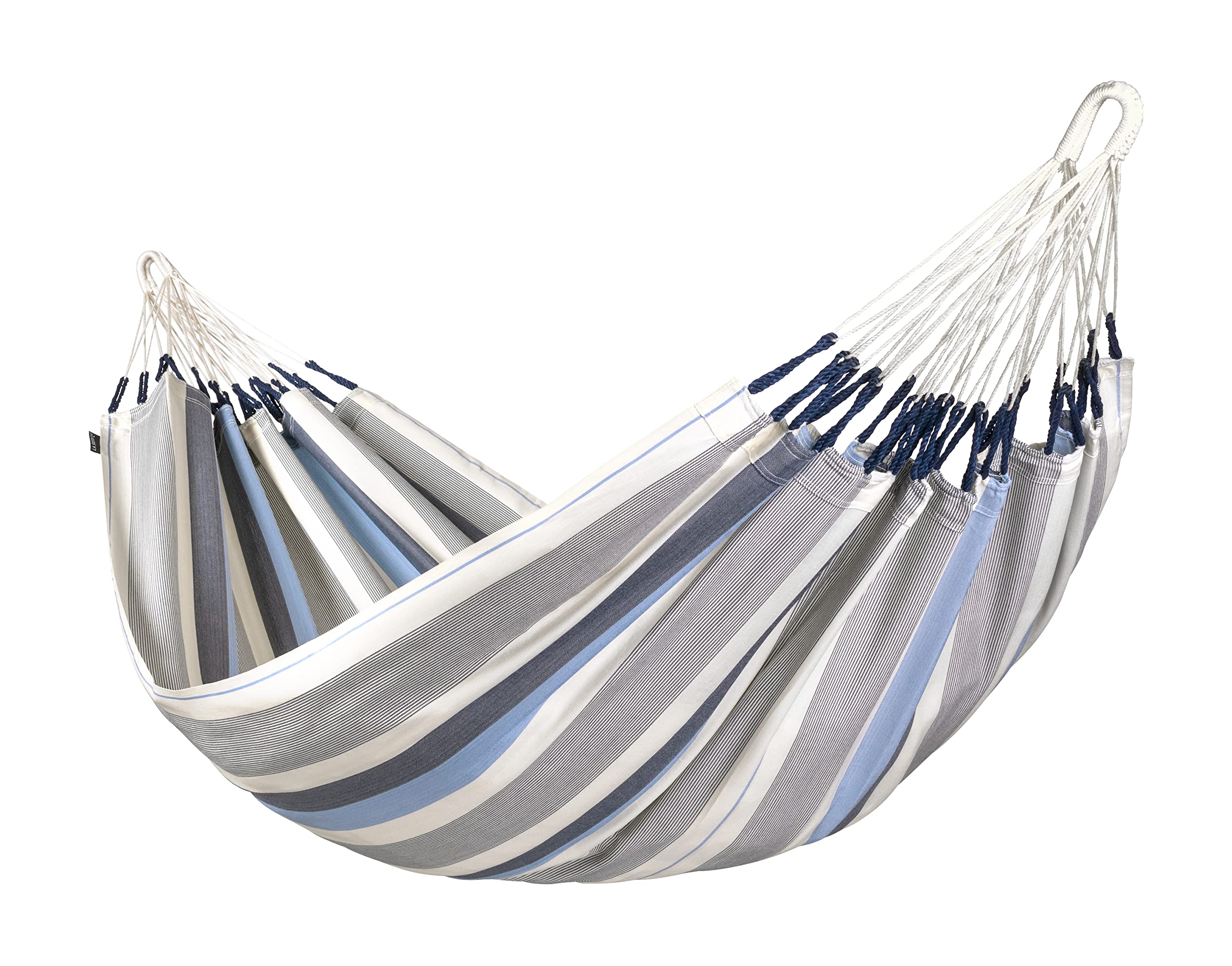 LA SIESTA® Brisa Blue Classic Hammock - Outdoor Relaxation Weather Resistant Simple Hammock, Authentic and Comfortable Relaxation