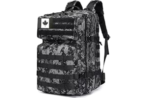 ATBP Military Tactical Molle Rucksack Backpack Large Travel Backpack Hiking Daypack Camping Hunting Backpack 40L
