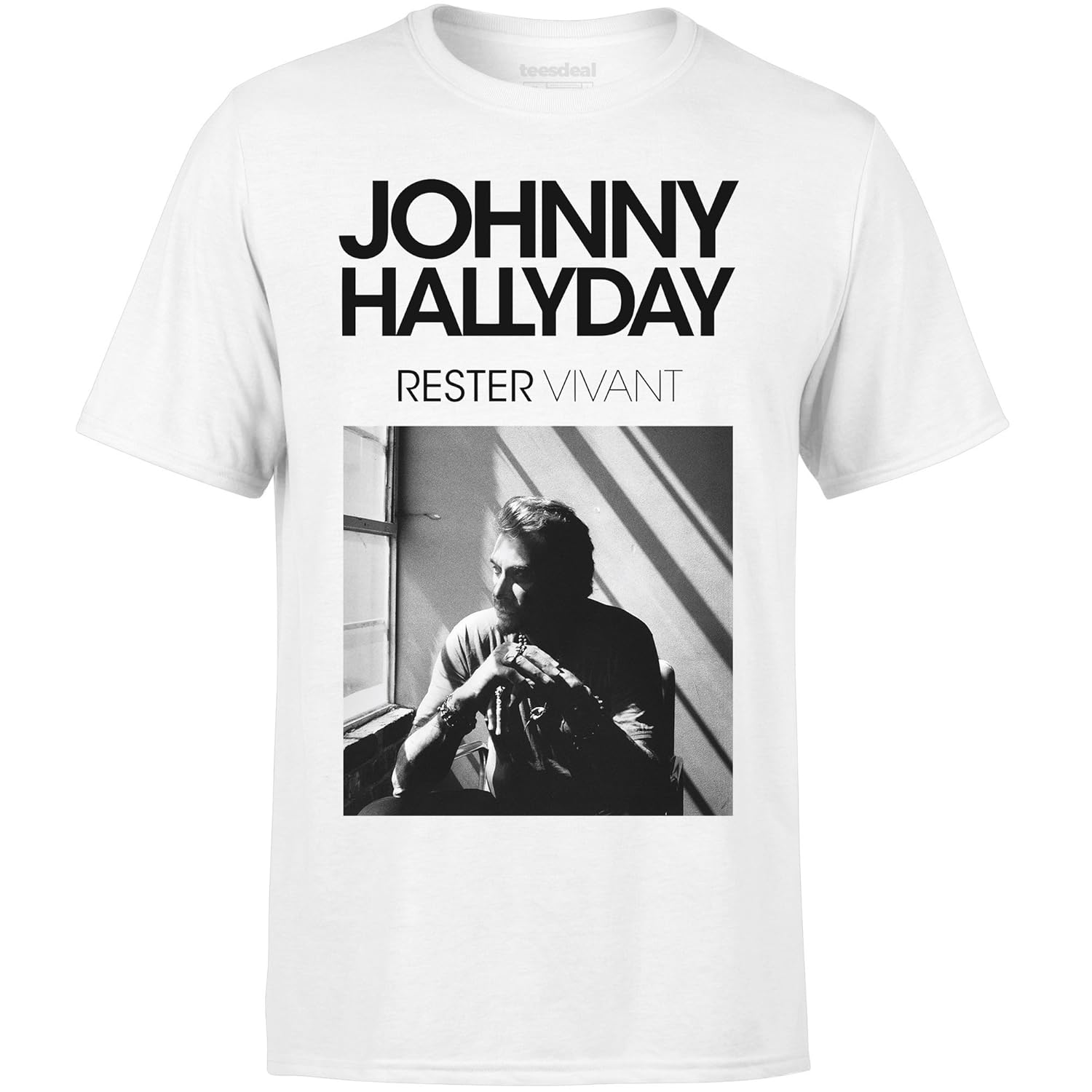 Johnny Hallyday Tshirt Fan Rester Vivant Collector Amazon Fr Handmade