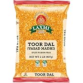 Laxmi Toor Dal, Traditional Indian Split Yellow Peas - 2lb Bag